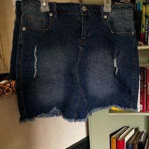 Comfortable Jean Skirt
